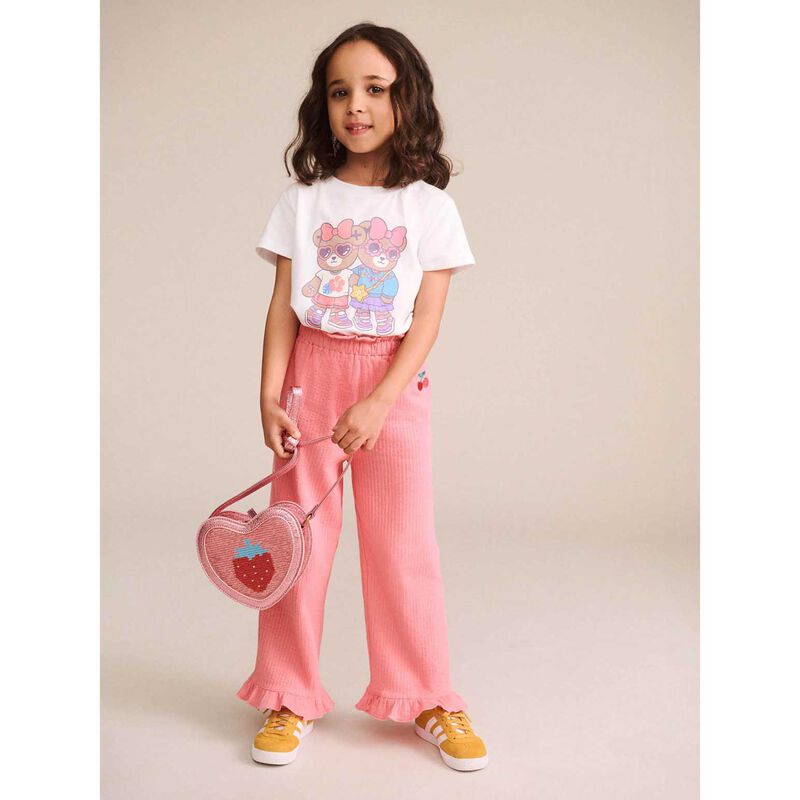 Huxbaby Cherry Emb Frill Pant 3-5Y image number 1