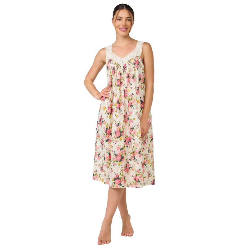 Arabella V-Neck Laced Nightie image number 0