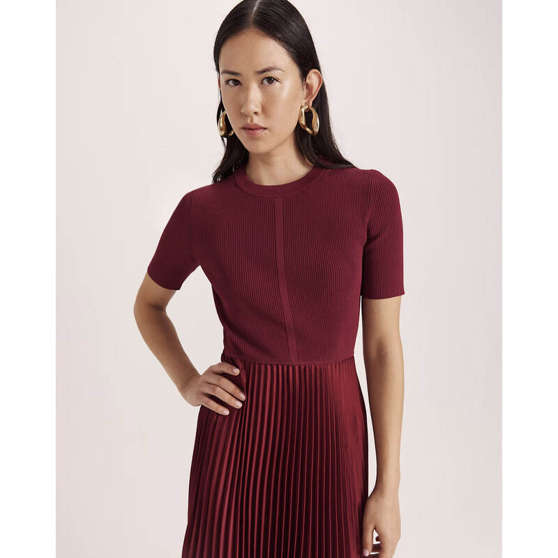 SABA Vicky Mixed Media Dress image number 2