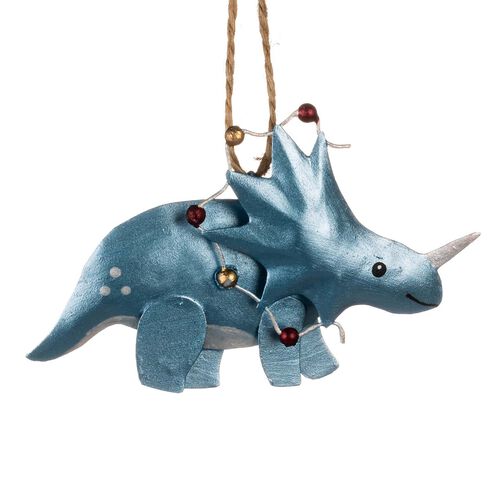Shoeless Joe Triceratops Hanging Decoration