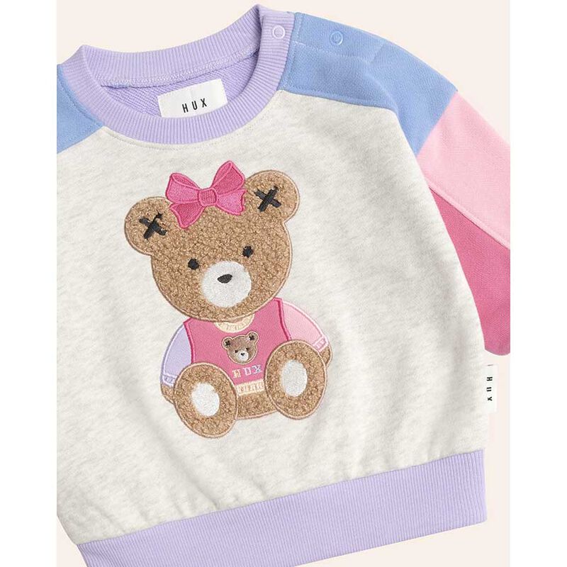 Huxbaby Varsity Huxette Spliced Sweatshirt 3-5Y image number 2