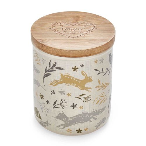 Cooksmart Woodland Ceramic Sugar Canister