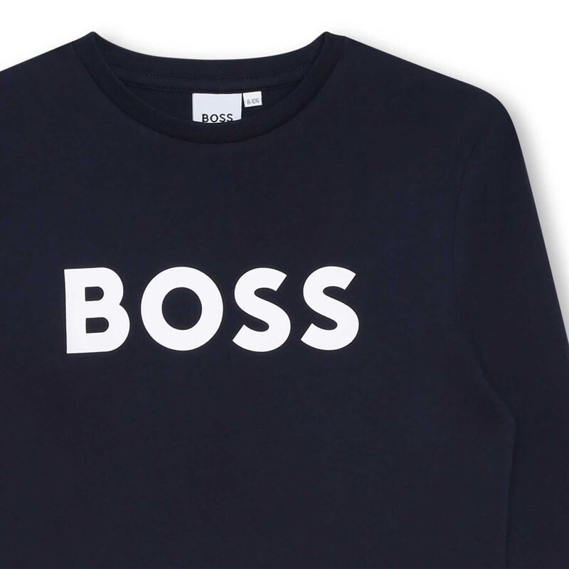 BOSS Long Sleeve T-Shirt 4Y-5Y image number 2