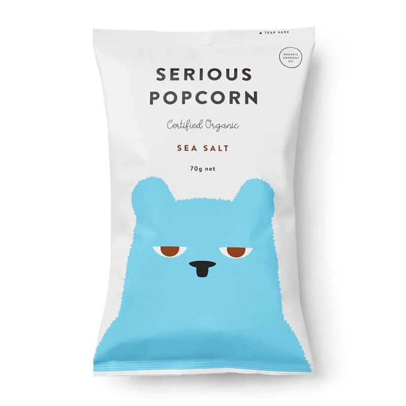 Serious Popcorn Sea Salt Sharing Bag 70g image number 0