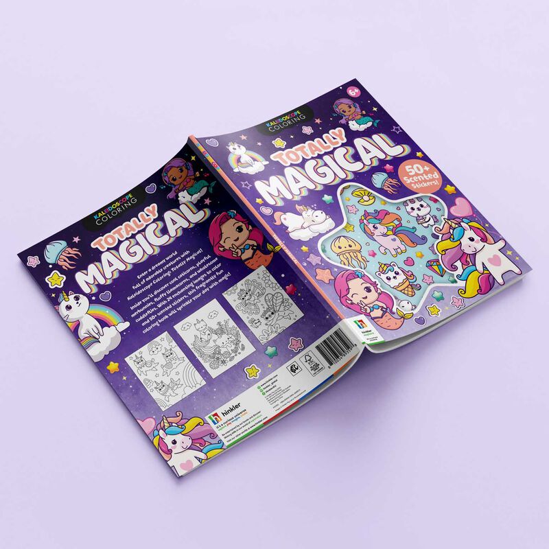 Hinkler&nbsp; Coloring Scented Stickers Totally Magical - Kaleidoscope image number 2