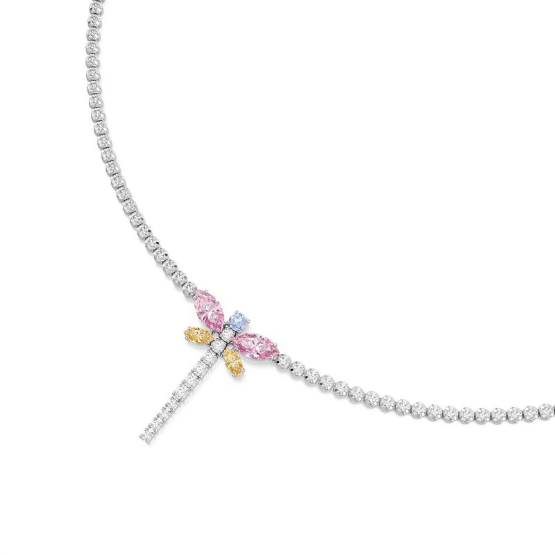 Swarovski x Ariana Grande Garden Collection Tennis Y Necklace image number 1