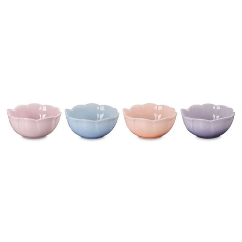 Le Creuset Bowl Anemone Petal Set Of 4