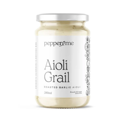Pepper & Me The Aioli Grail! Roasted Garlic Aioli Jar 280ml