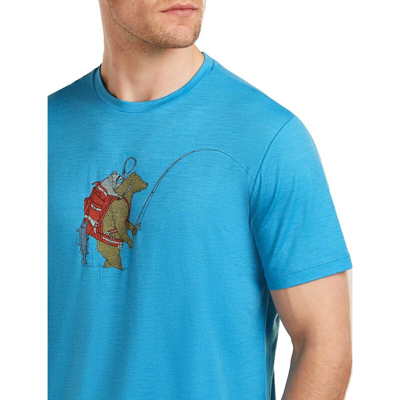 Icebreaker M Merino 150 Tech Lite SS Tee Bear Catch image number 2
