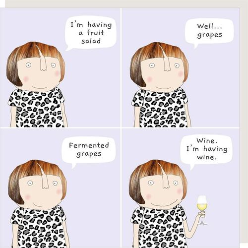 Rosie Made A Thing Fruit Salad Humour Card