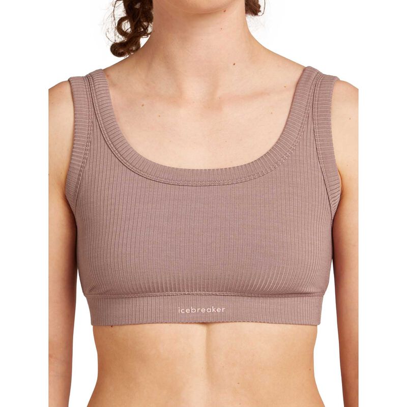 Icebreaker W Merino Blend Rib Lotus Bra image number 6