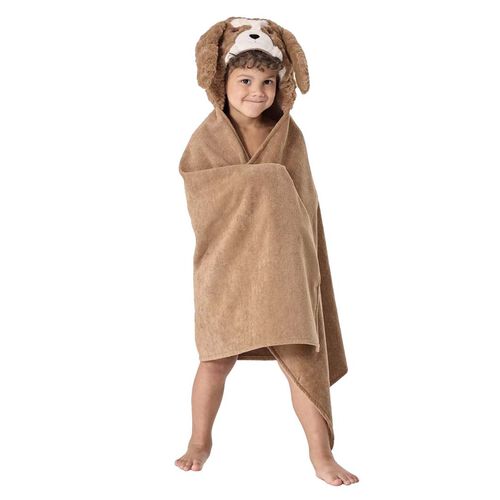 Pottery Barn Kids Jack Spaniel Fur Kid Bath Wrap