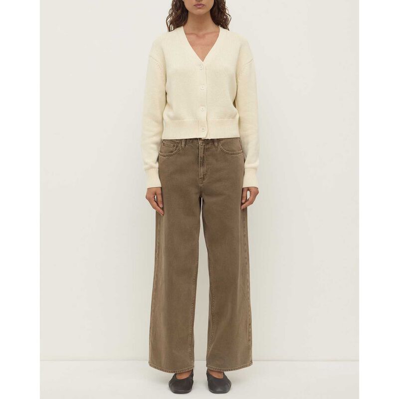 Assembly Label Meri Knit Cardigan Cream image number 3