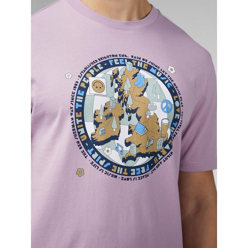 Ben Sherman Festival Map Tee image number 2