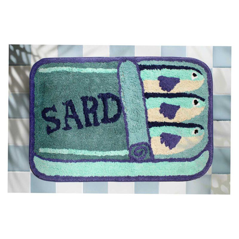 Sass & Belle Sardine Tufted Bath Mat image number 3
