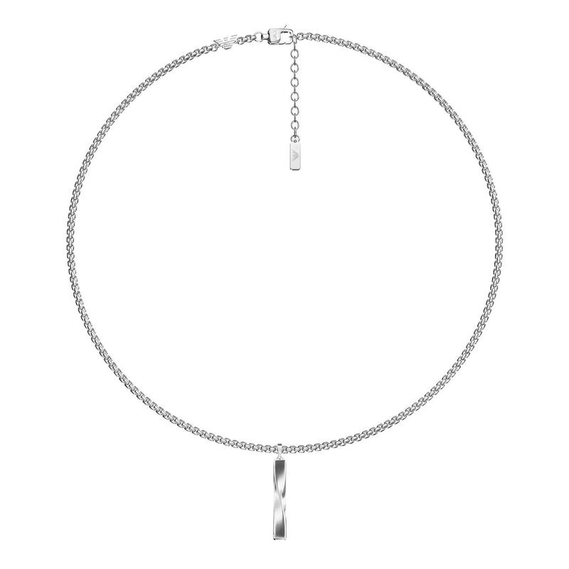 Emporio Armani Stainless Steel Pendant Necklace image number 1