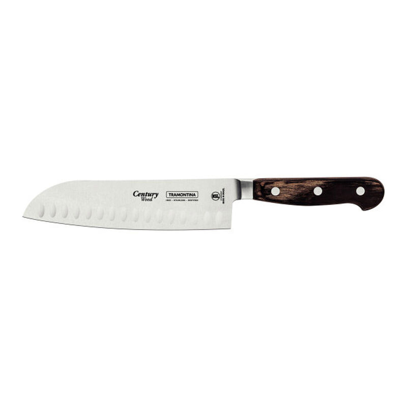 Tramontina Century Wood Santoku Knife 7" 18cm image number 0