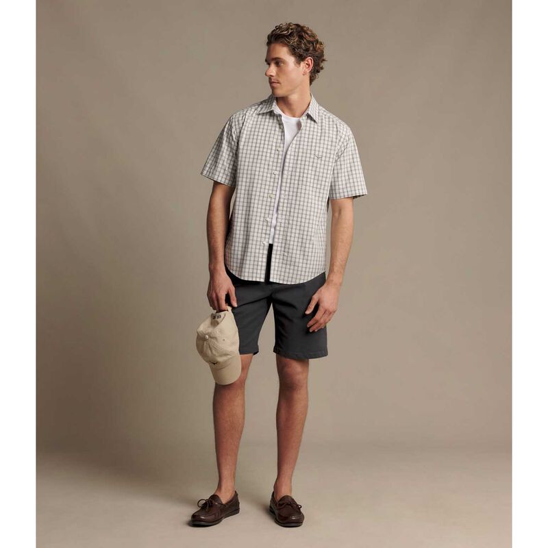 R.M. Williams Winton Poplin Check Ss Shirt image number 3