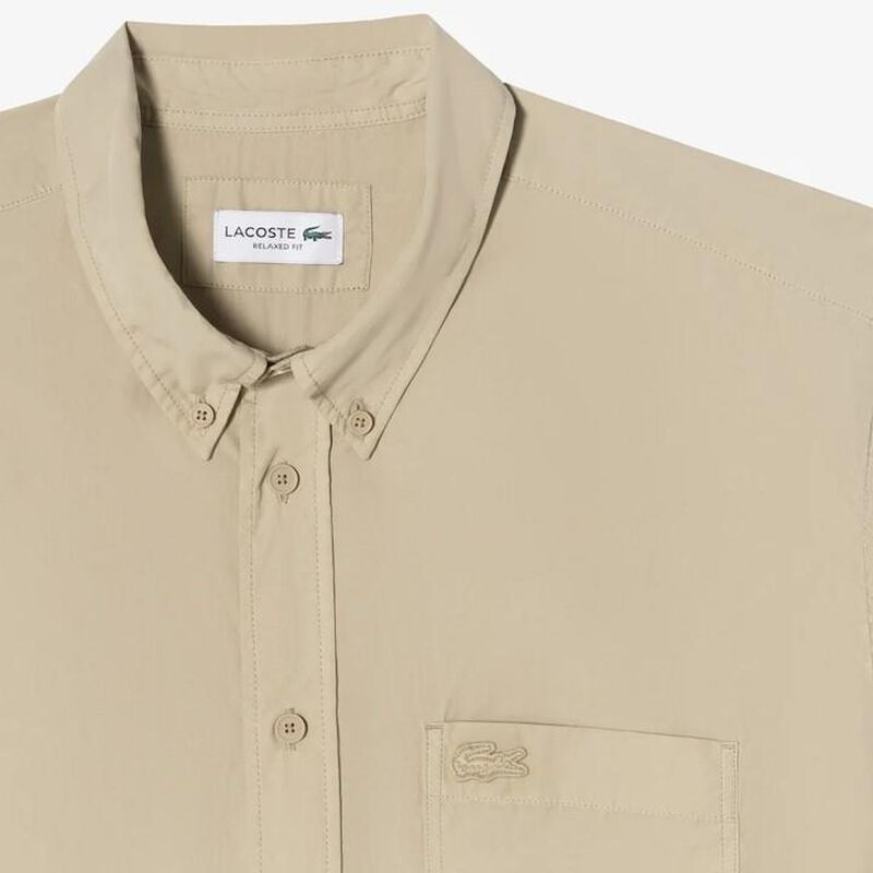 Lacoste Eco Dye Ss Poplin Shirt image number 1