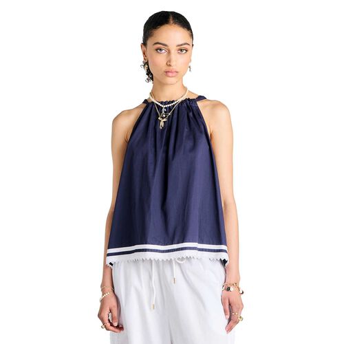 Karen Walker Scout Bow Back Top