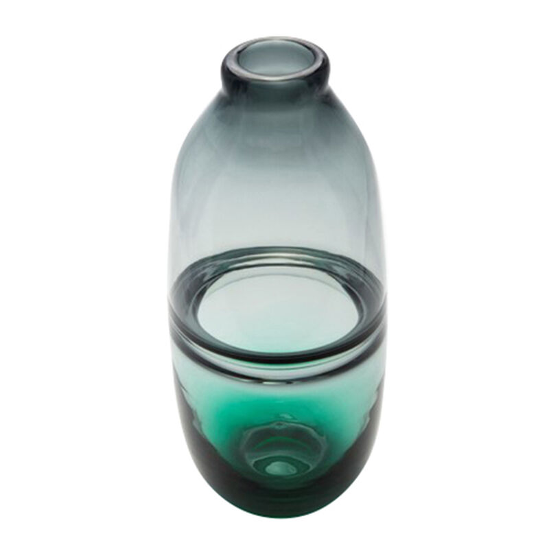Salisbury 2-Tone Glass Vase 30cm - Blues image number 0