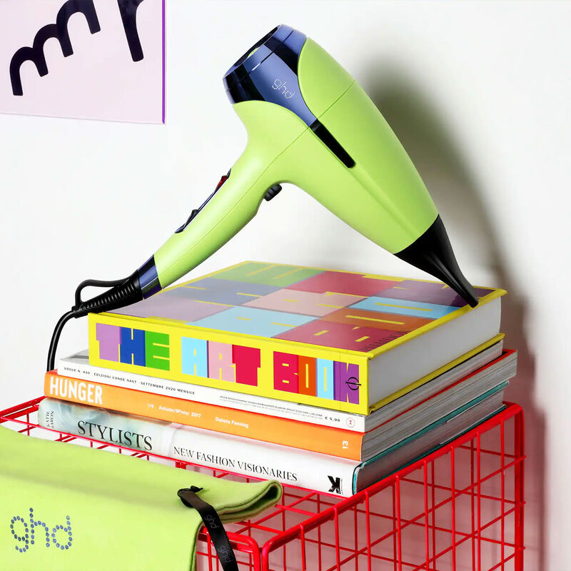 ghd Helios® Professional Hair Dryer in Cyber Lime image number 3