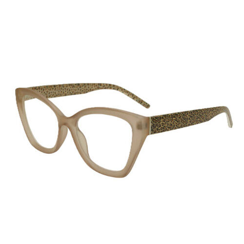 On The Nose Leopard Glasses - Mushroom
