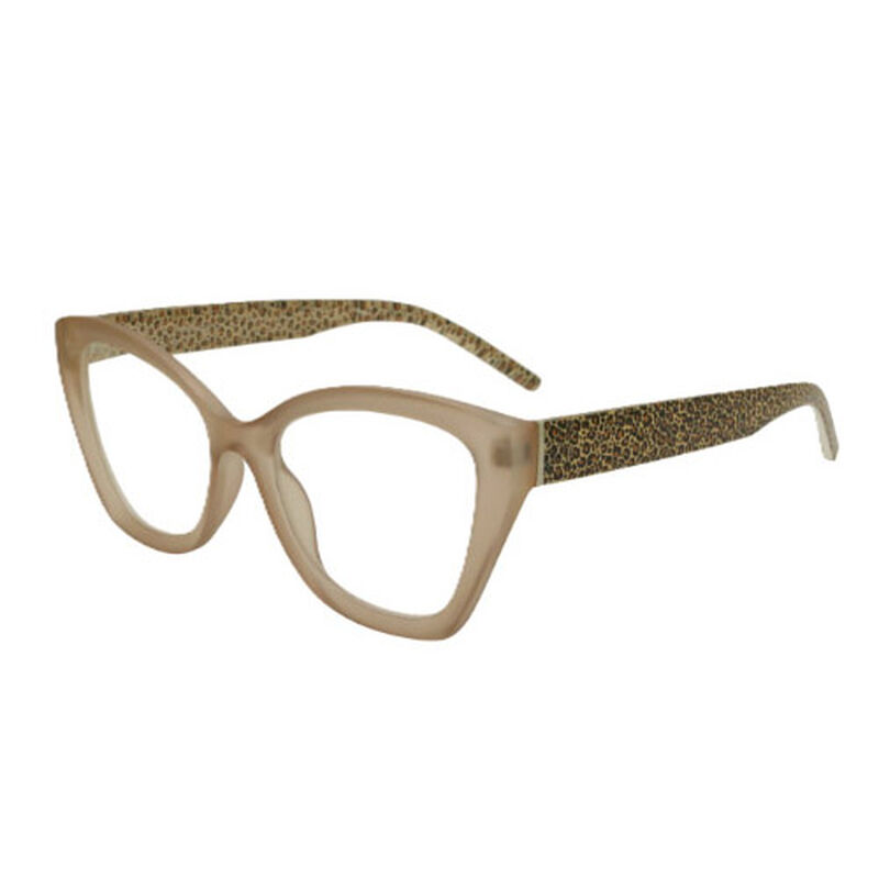 On The Nose Leopard Glasses - Mushroom image number 0