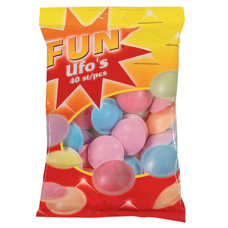 Sweet Originals UFO's with Citric Fruit Filling 40 Pieces 50g image number 0