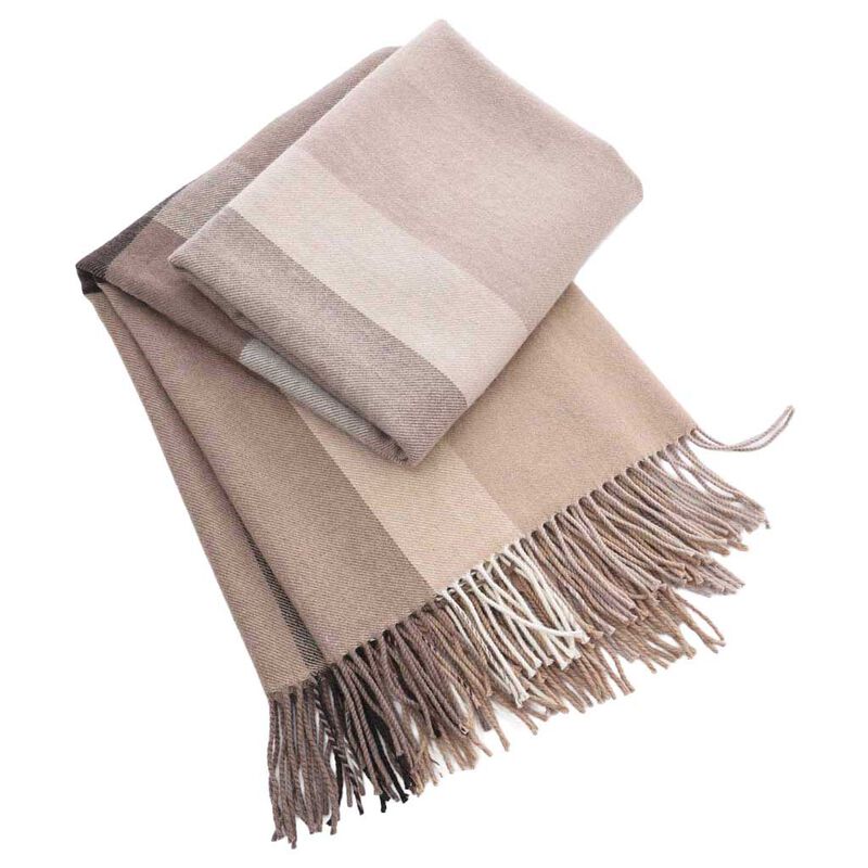 MM Linen Lodge Lambswool Throw 130x200 - Mocha image number 0