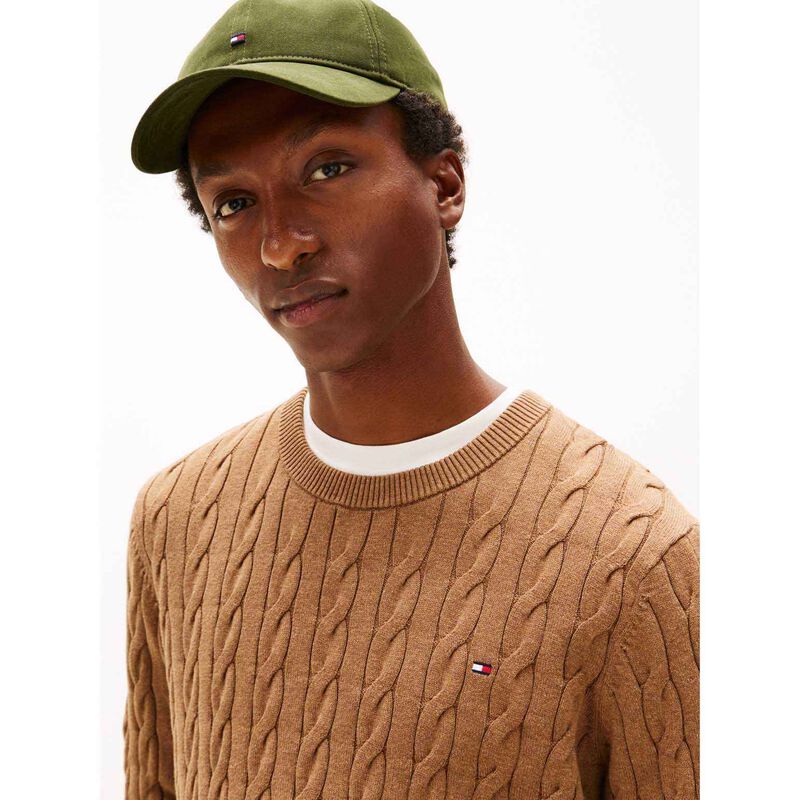 Tommy Hilfiger Classic Cotton Cable Crew Neck image number 2