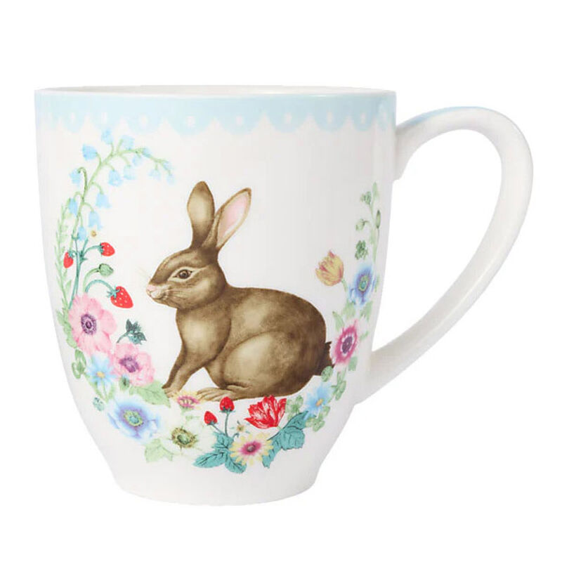 Maxwell & Williams Clover & Cottontail Meadow Bunny Mug 375ml Gift Boxed image number 1