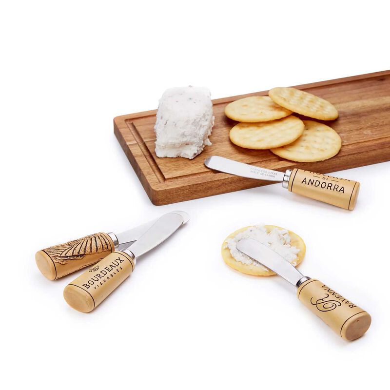 Twine Grapevine™: Cork Handled Cheese Spreader Set ® image number 1