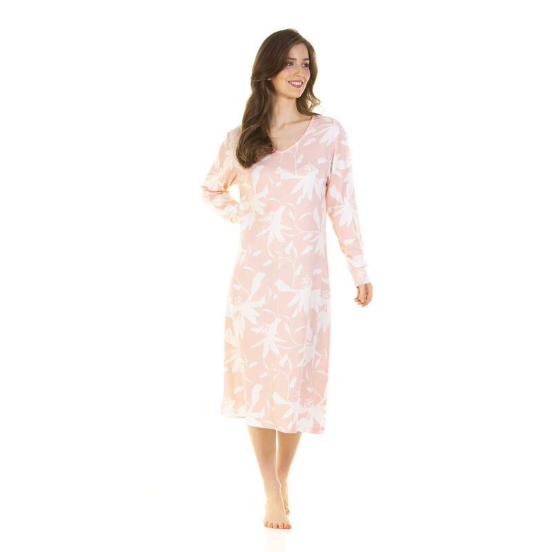 La Marquise Floral Deluxe Long Sleeve V-Neck Nightdress image number 5