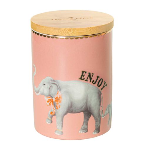 Yvonne Ellen Storage Jar Med Elephant