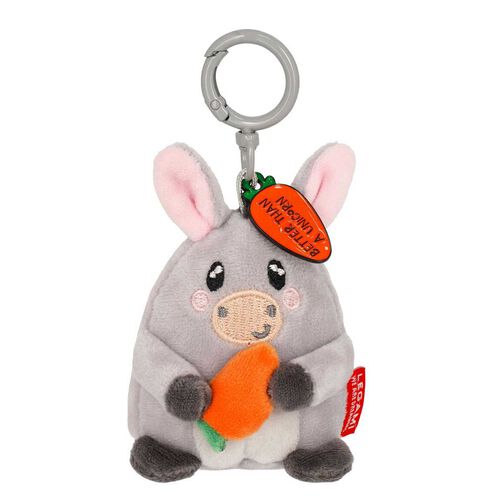 Legami Super Soft! Tiny Plush Key Ring - Donkey