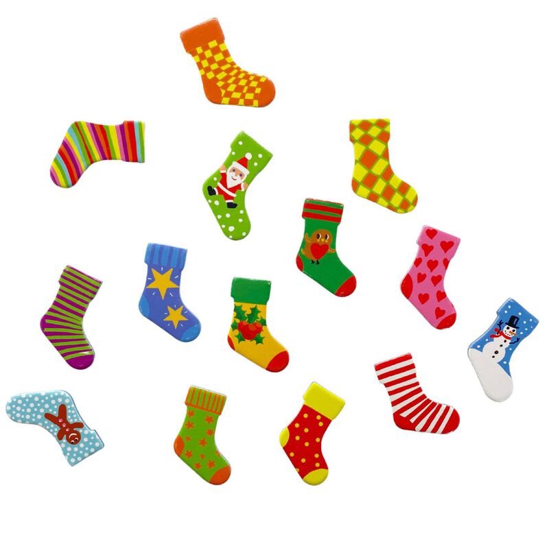 House of Marbles Santa's Silly Stocking Search Memory Game image number 1