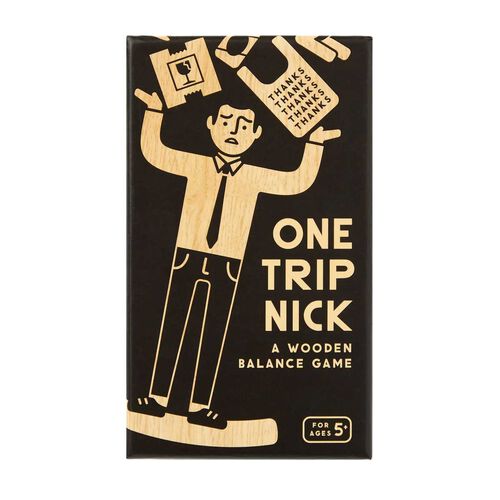 Brass Monkey One Trip Nick Wooden Balance Game