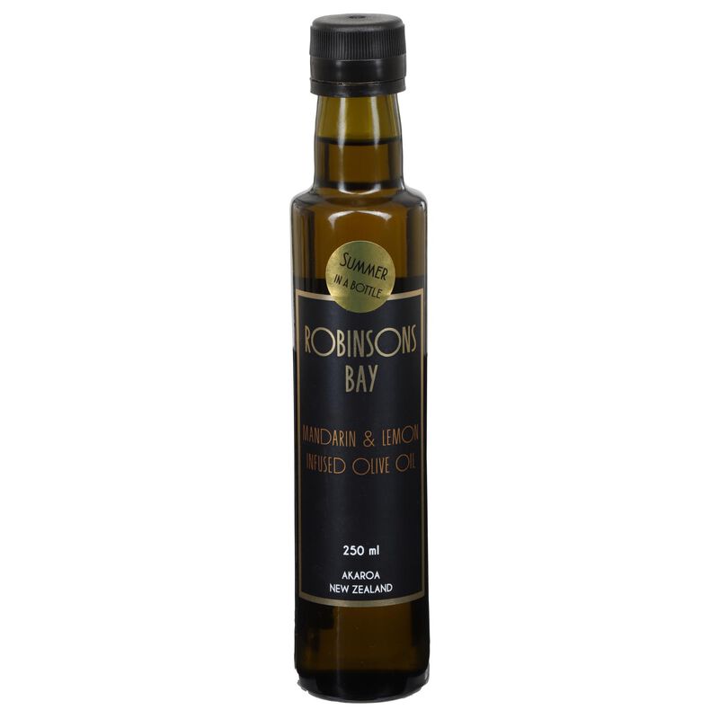 Robinsons Bay Olives Mandarin & Lemon Infused Olive Oil 250ml image number 0