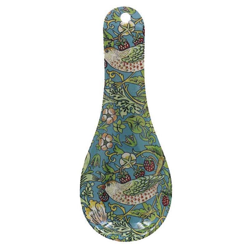 Dyme Strawberry Thief Aqua Spoon Rest image number 0