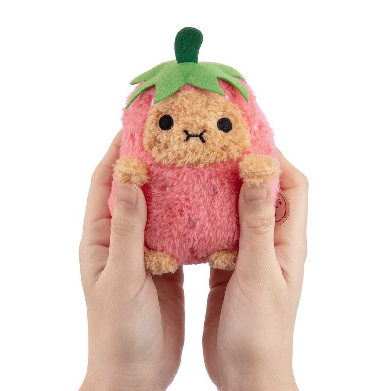 Noodoll Strawberry Ricespud Mini Sitting Plush image number 1