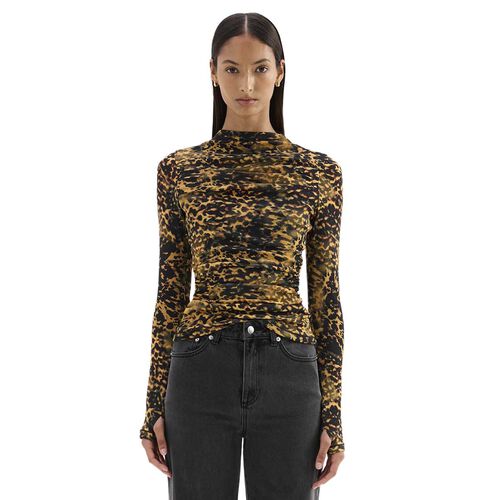 Nude Lucy Tora Mesh Long Sleeve Top