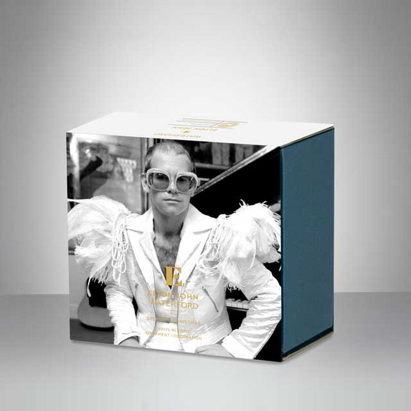 Waterford Elton John Vinyl Ornament image number 1
