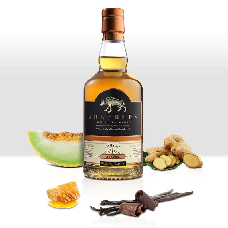 Wolfburn 'Aurora' Single Malt Whisky 46% 700ml image number 1