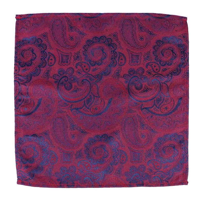 Fellini Luxe Paisley Pocket Square image number 1