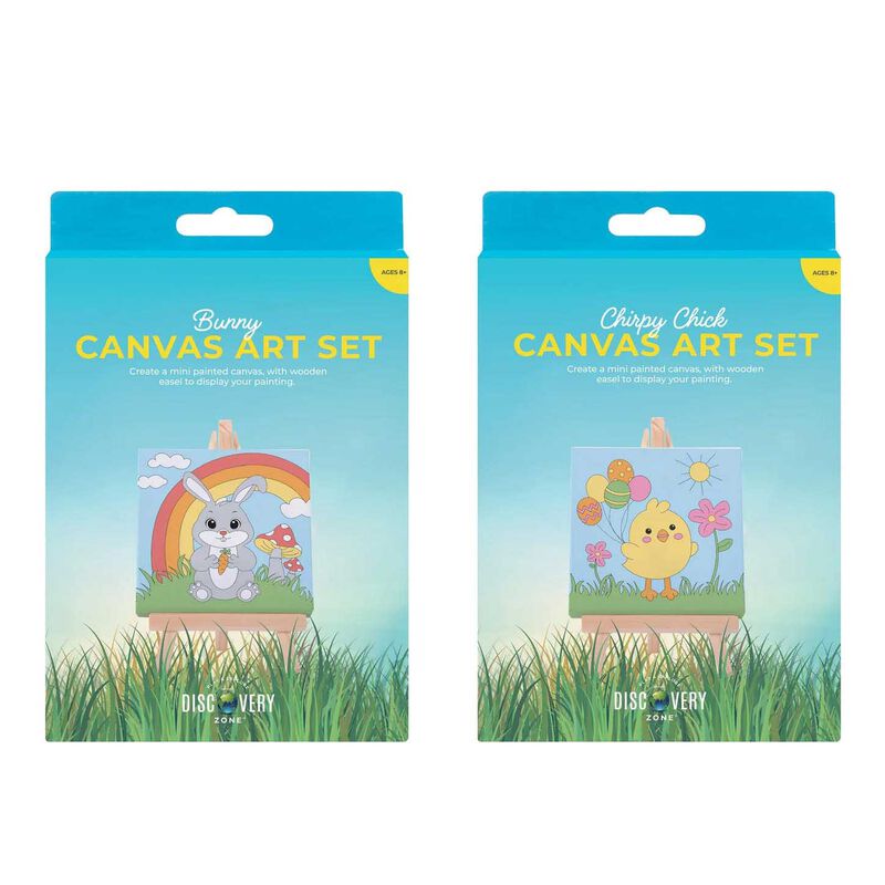 Discovery Zone Canvas Art Set - Chicks or Bunnies image number 0