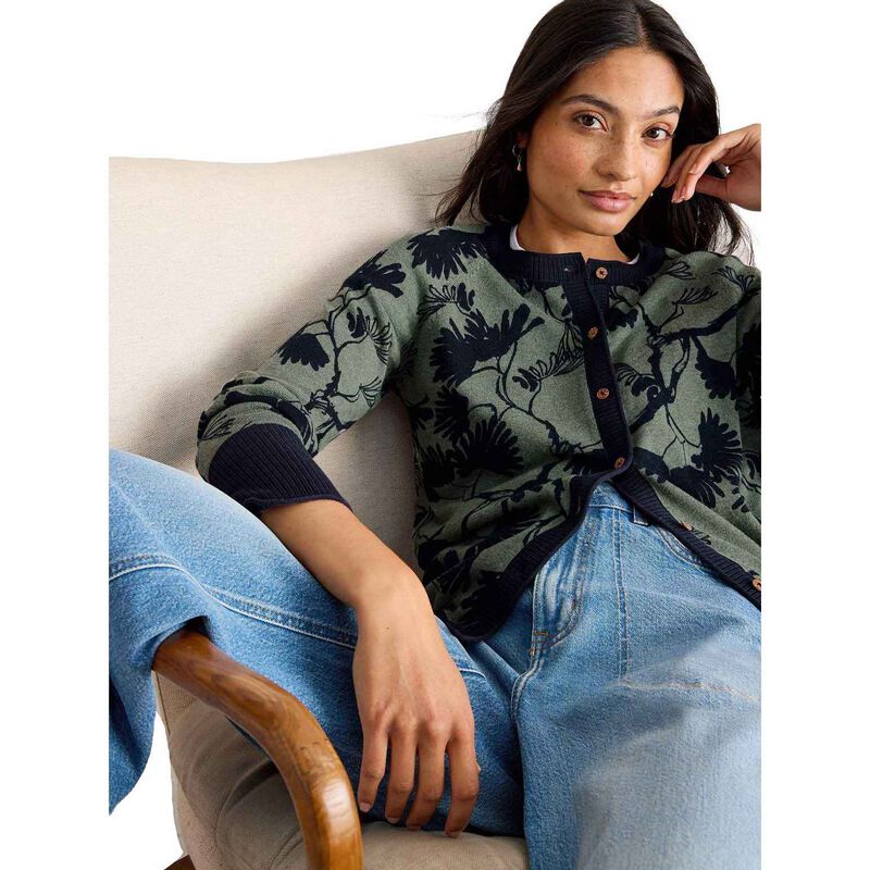 White Stuff Lulu Print Cardi image number 0