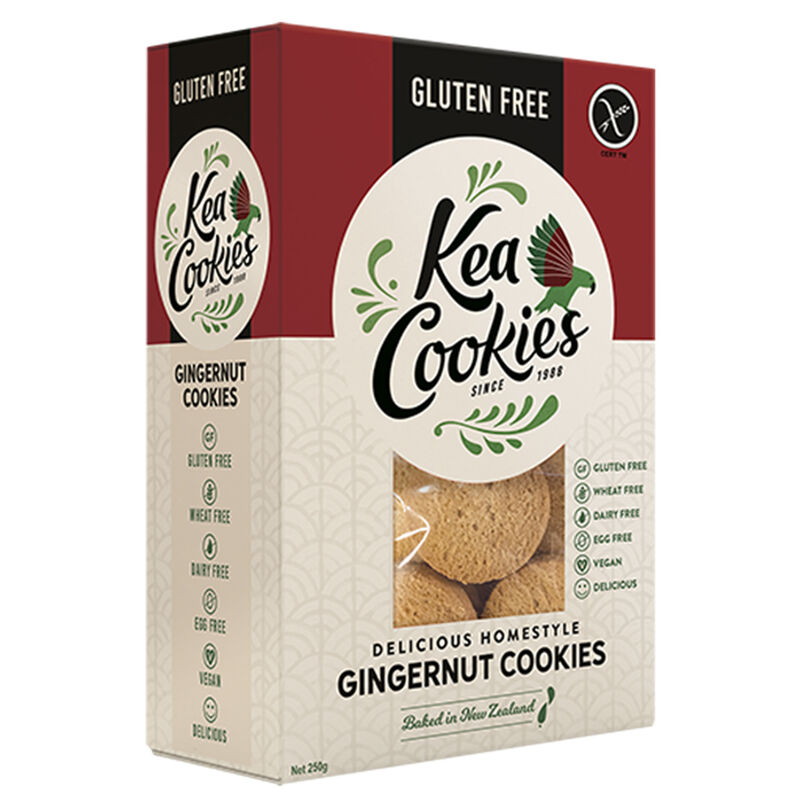 Kea Cookies GF Gingernut 250g image number 0