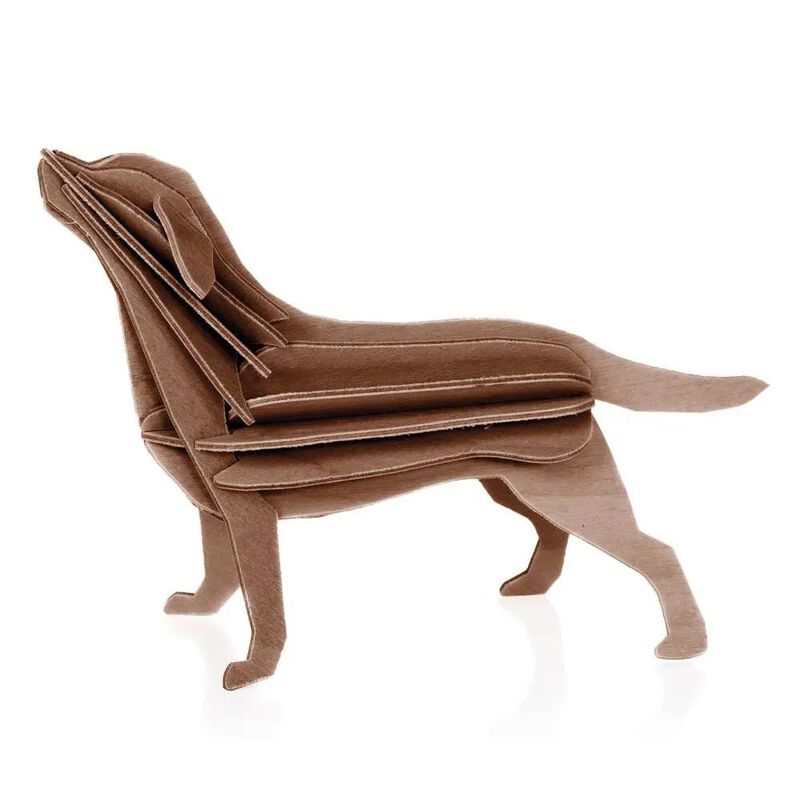 Lovi 3D Puzzle Decor Labrador 15cm Brown image number 0