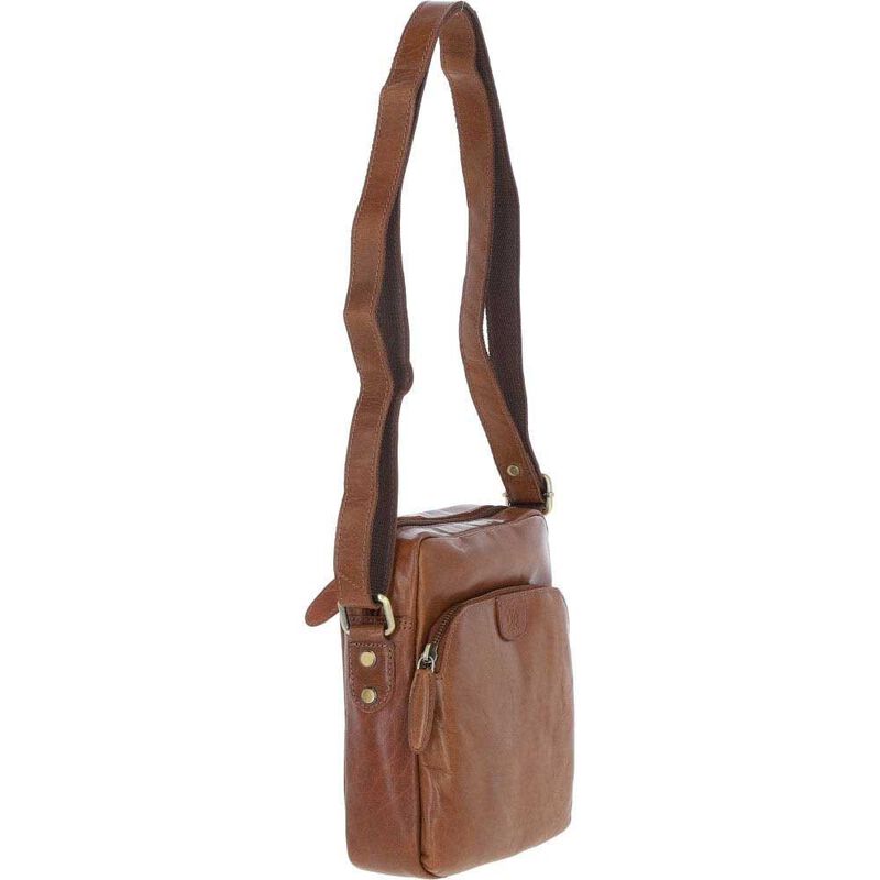 Ashwood Mens Elegant Leather Messenger Bag image number 2